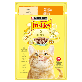 Purina friskies kuracie vrecko PRE mačky 26x 85G